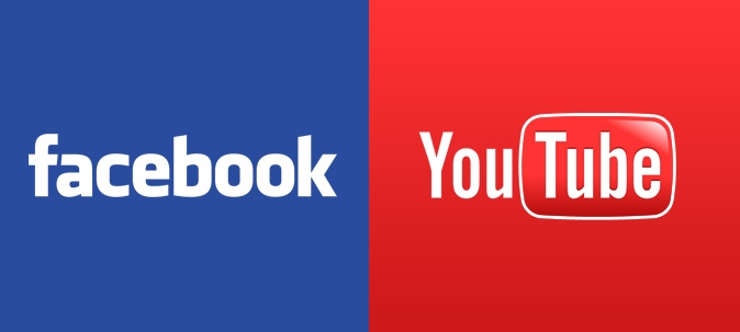 Facebook i YouTube